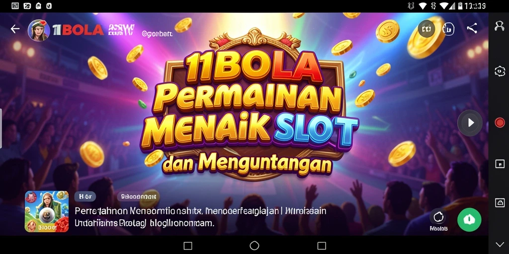 Screenshot gameplay Slot 11BOLA dengan grafis menawan.