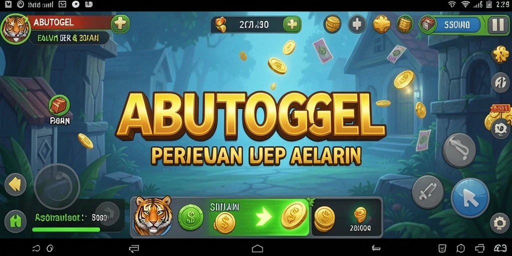 Tampilan gameplay ABUTOGEL yang seru dan menenangkan.