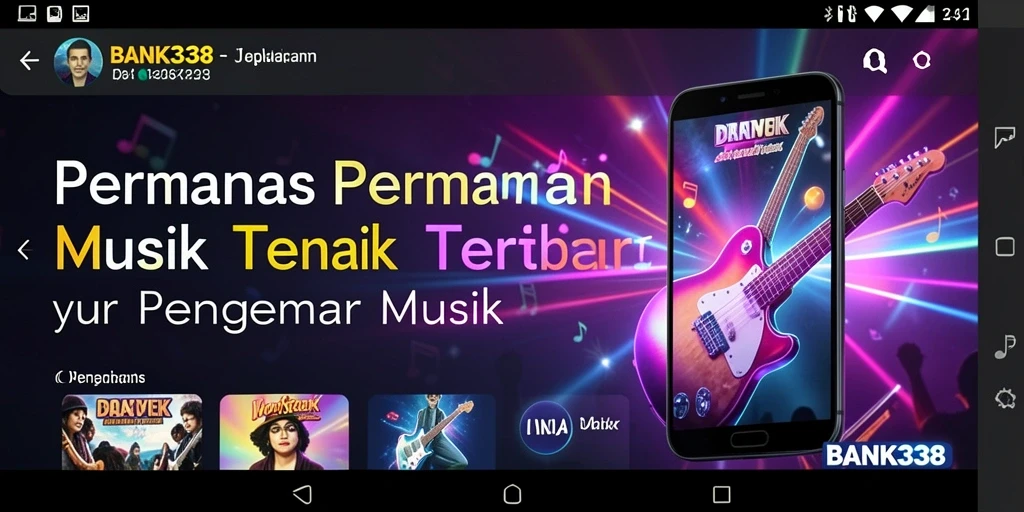 Tampilan gameplay BANK338 yang interaktif dan penuh warna.