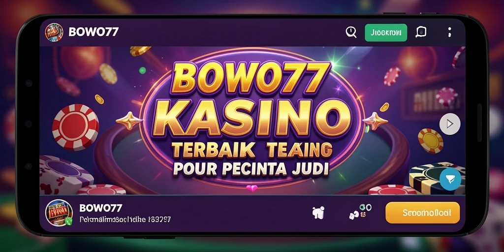 Tampilan gameplay BOWO77 dengan berbagai pilihan permainan Kasino.