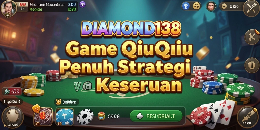 Screenshot gameplay menampilkan suasana kompetitif dalam QiuQiu.