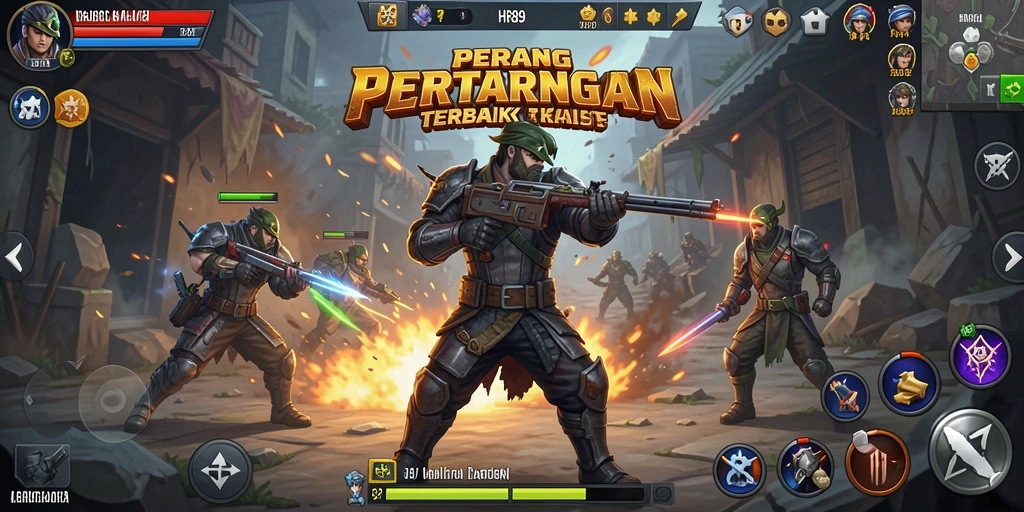 Tampilan gameplay HR89 yang intens dan mendebarkan.