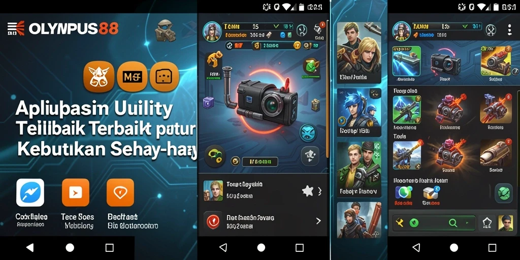 Tampilan antarmuka OLYMPUS88 yang sederhana dan intuitif.