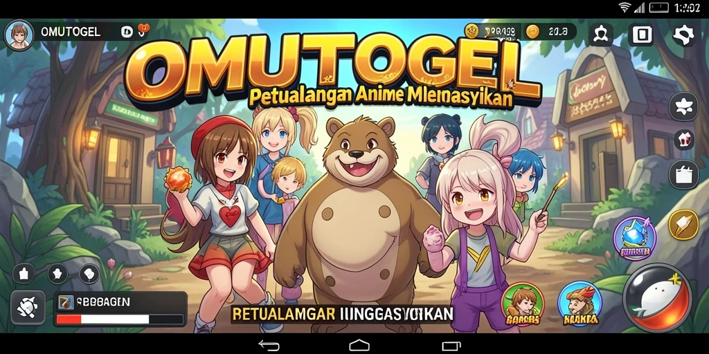 Tampilan menarik dari gameplay Anime di OMUTOGEL.