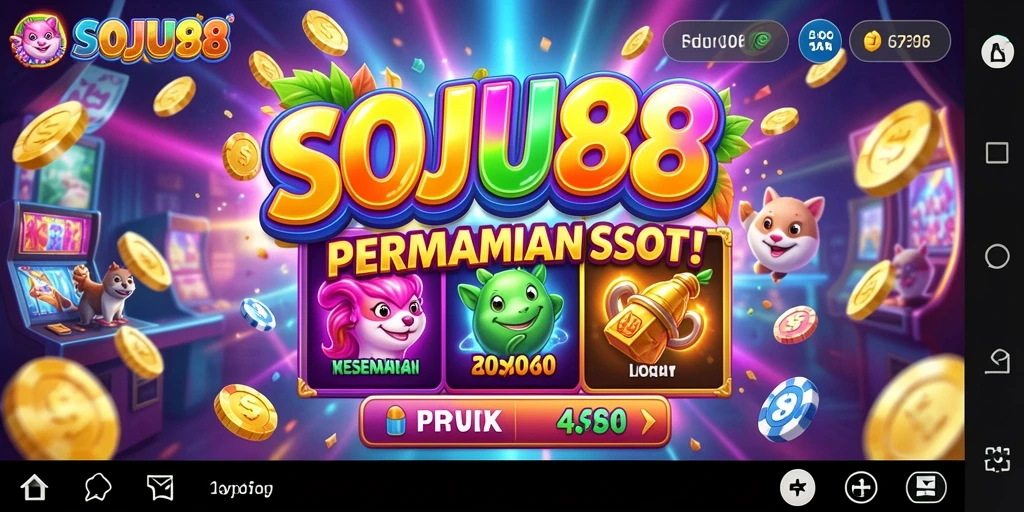 Tampilan menarik dari gameplay Slot SOJU88 yang seru.