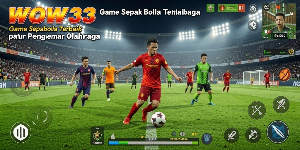 Tampilan gameplay <strong>WOW33</strong> yang realistis dan menegangkan di lapangan.