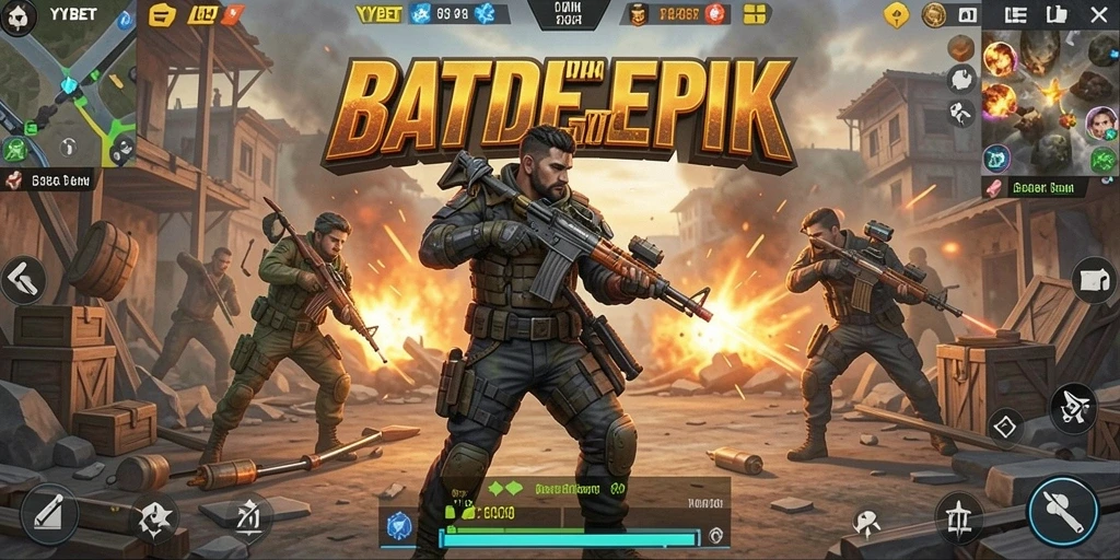 Tampilan aksi seru dalam gameplay YYBET yang mendebarkan.